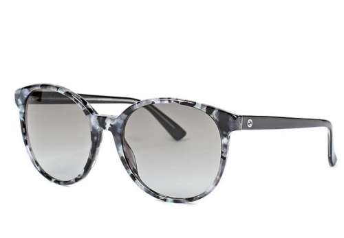 Gucci Black/Gray Acetate Frame Sunglasses w/Interlocking G GG 3722/S 372819 2461 Special Offers   on Sunglasses In usa